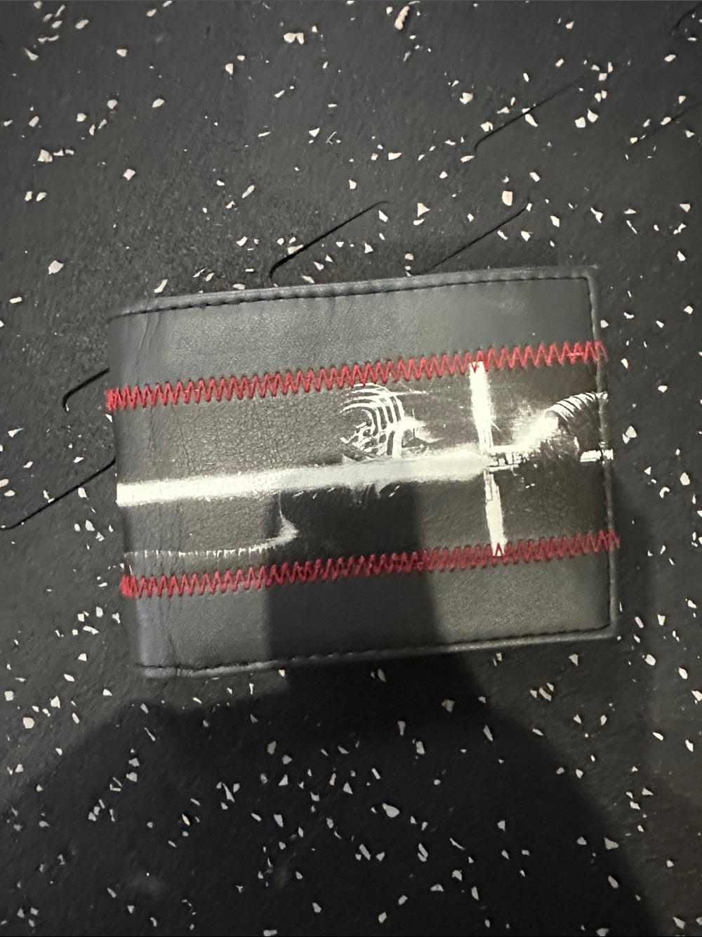 Offical Star Wars Kylo Ren Black Wallet with Red Stitching